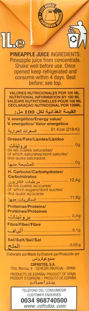 100% Pineapple Juice