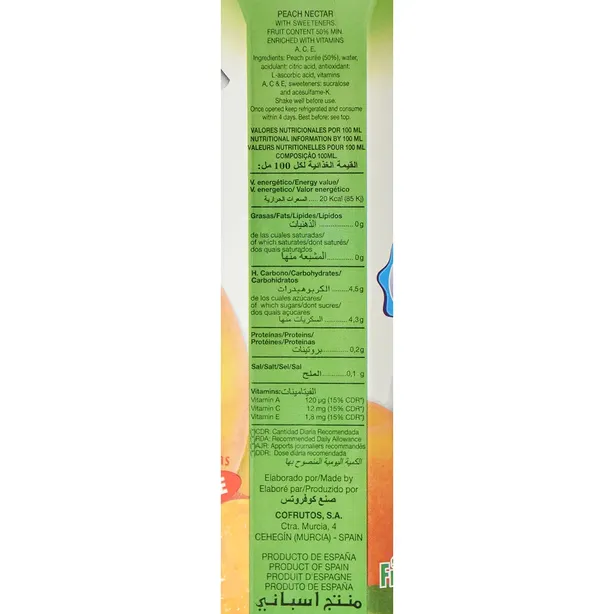 ACE Peach Nectar (Note: ACE refers to Vitamins A, C, and E)