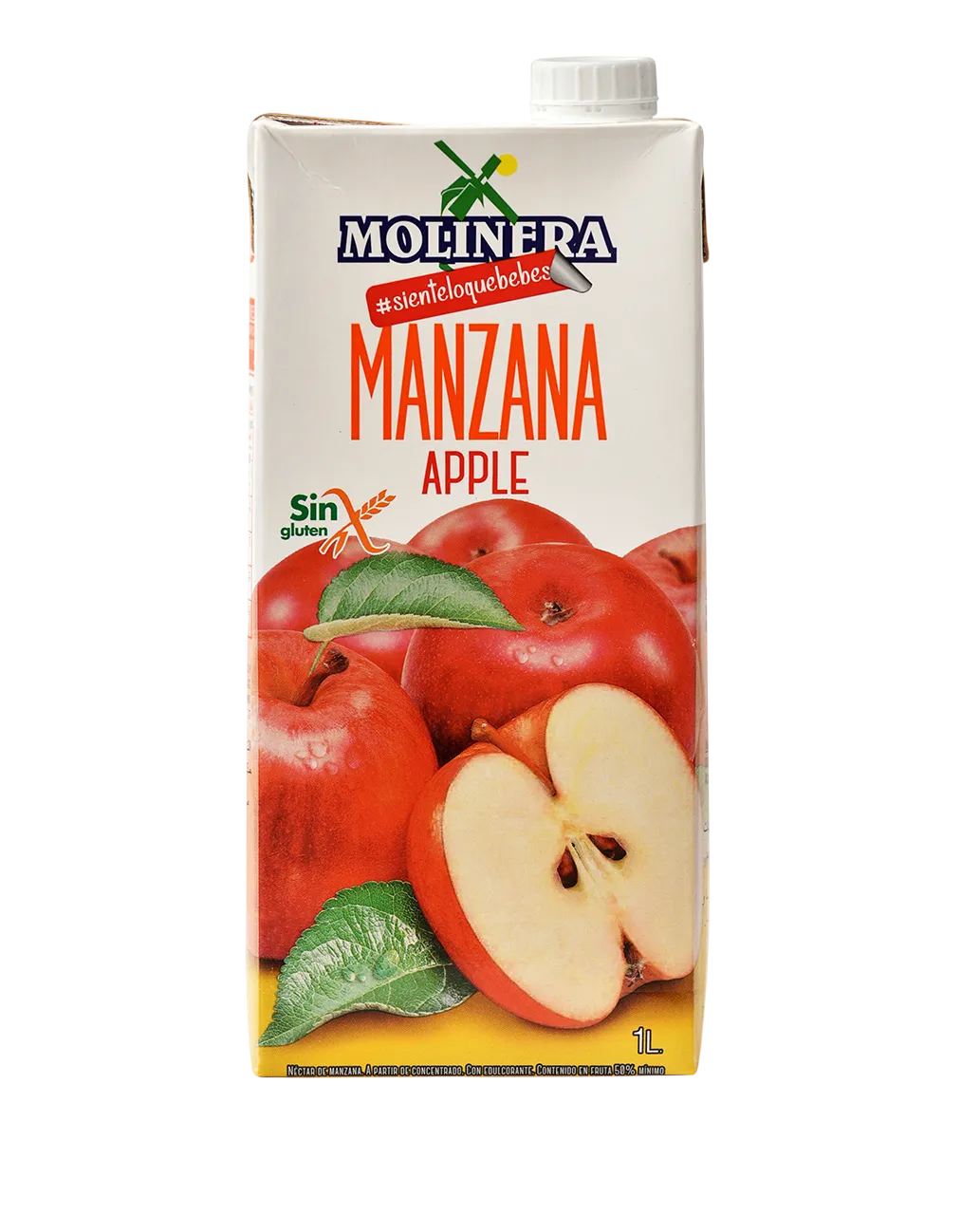 Bebida de zumo de Manzana sin azúcares añadidos