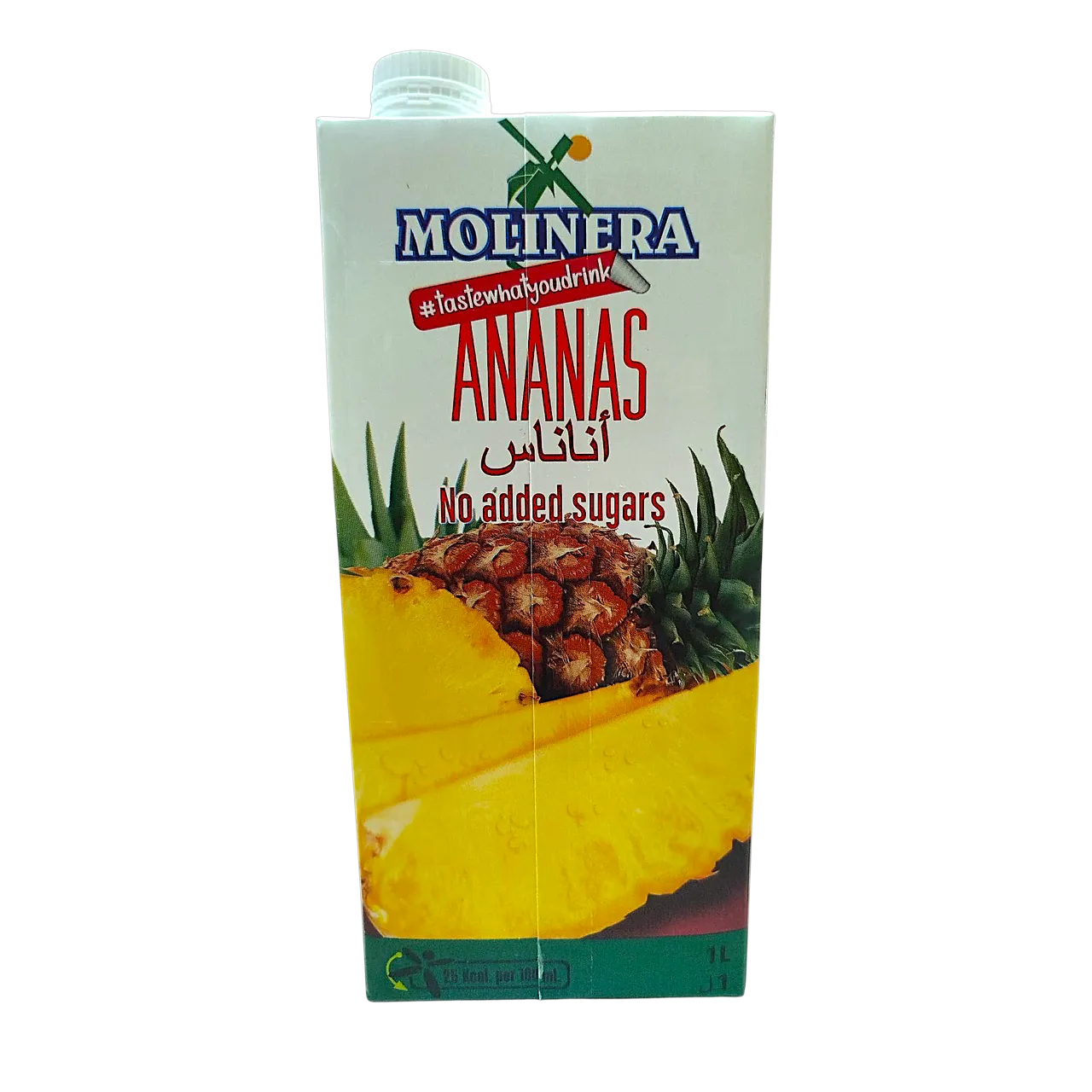 Bebida de zumo de Piña sin azúcares añadidos